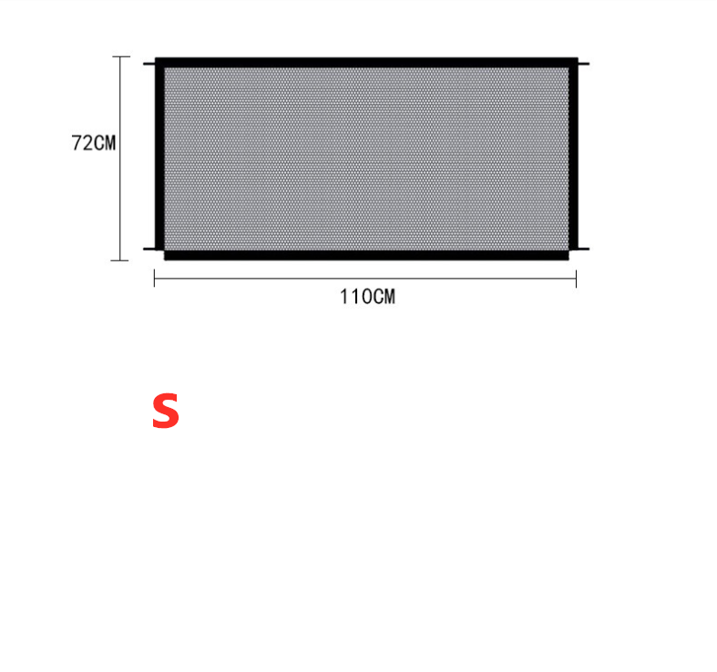 Black Foldable Protection Pet Safety Gate